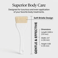 Cosmetic Brush with Long Handle, Nylon Bristles Body Lotion for Spa, for Essential Oil, Large for Skincare Enthusiasts