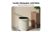 Large Capacity Indoor Garbage Can Easy to Clean Modern Minimalist Trash Can Long-Lasting Thickened Body Aperture Top Waste Bin Removable Inner Buckets for Living Room, Kitchen, Bedroom, Bathroom