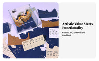 Tear-Removable Paper Sculpture Calendar Creative Gift 3D Papercraft Memo Pad Multi-Functional Dimensional Artwork Notepad for Fantasy Lovers, Students