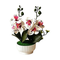 Artificial Blossom Arrangement All Year Color Potted Blossom Decor Lifelike