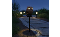 Owl Garden Stake Light Weather Resistant Solar Owl Light Waterproof for Yard