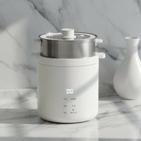 Automatic Keep Warm Mini Rice Cooker Minimalist Design Personal Rice Cooker Non-Stick for Singles, Students, Dorm Room, Office