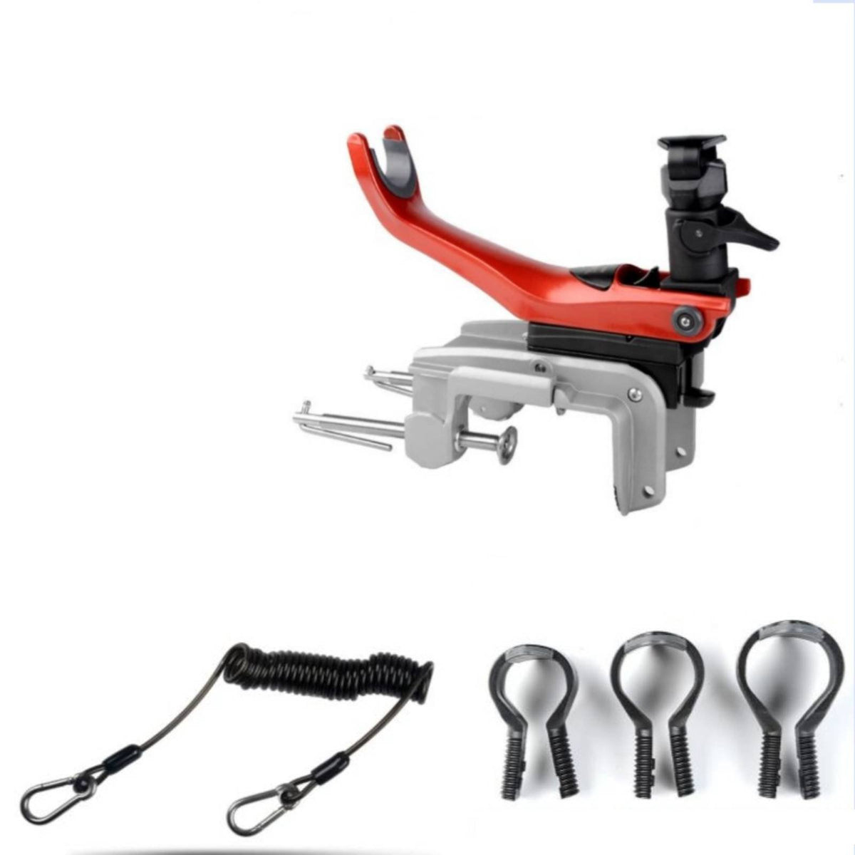 Sea Fishing Rod Mount Heavy Duty Boat Rod Holder Multi-Angle Adjustment Fishing Pole Bracket for Deep-Sea