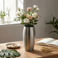 Drum Vase Tapered Home Decor Easy to Clean