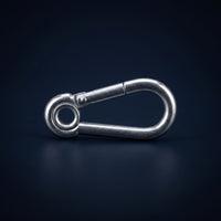 Galvanized Spring Snap Hook Compact Snap Hook Carabiner Sturdy Carabiner Clip Versatile for Fitness Enthusiasts, Suspension Training Exercise