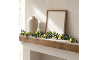 Artificial Lemon Vine Garland Easy to Shape Lemon Foliage Garland Reusable