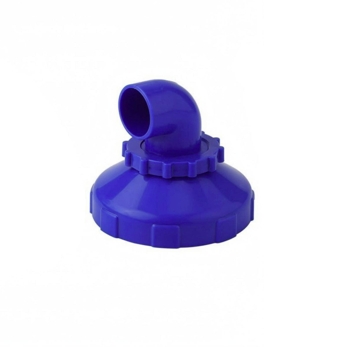 2 Pieces Round Base Inlet Nozzle Replacement Part Blue Plastic Pool Inlet Nozzle