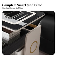 Rolling C-Table Height Adjustable Mobile Cart Multi-Functional With casters for Adults