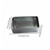 Stainless Steel Pet Toilet Tray Sturdy Small Pet Toilet Tray Easy to Clean