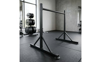 Floor-Standing Training Bar Stable Freestanding Pull up Bar Stand Sturdy Pull-Standing Bar for Fitness Enthusiasts, Athletes, Home Gym, Studio