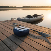 Square Inflatable Seat Cushion Waterproof Water Gear Comfortable for Canoeing
