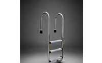 Stainless Steel Pool Ladder Anti-Slip 3 Step Pool Ladder Resistant for Homeowners, Families, in-Ground Pools