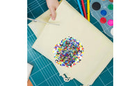 COE90 Fusing Glass Multi-Multicolor Blend Microwave Oven Glass Pieces Hot-Melt for Crafters, Home Studio, Art Projects