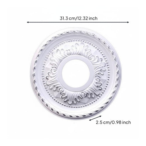 Ceiling Light Medallion Lightweight Decorative Ceiling Plate Easy to Install
