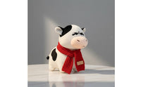 Soft and Cuddly Grumpy Cow Plushie Creative Gift Farm Creature Toy Decorative for Children, Home Decor
