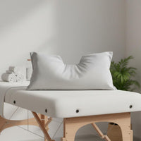 Face Cushion with Notch Rectangular Face down Pillow Padded for Estheticians, Salon, Spa