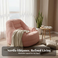 Upholstered Floor Lounger Small Space Suitable for Household Furniture Versatile Use High-Density Filling for Teens, Bedroom