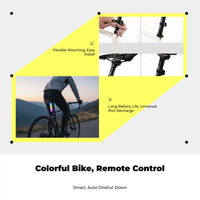 Brake-sensing waterproof bike light