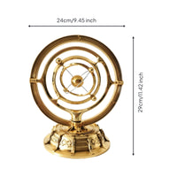 Desktop Ornament with USB Cable Metallized Celestial Ornament Continuous Motion Motion Science for Art Lovers