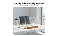 Long-Lasting Acrylic Certificate Holder Polished Edges A4 Document Display Stand Easy Assembly for Schools, Desk, Retail Shop