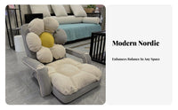 Adjustable children'ss' Floor Lounger Cute Design Transformable Lounger Sofa Soft and Comfy Foldable for Young Children
