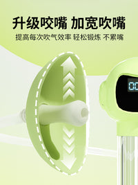 新款电子呼吸哑铃便携腹式锻炼肺活量腹肌马甲线盆底肌呼吸训练器