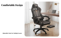 Highspine-supporting Reclining Chair with Footrest 360-Degree rotating for Bedroom, Streamers