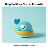 Automatic Water Spray Fountain Bath Toy Waterproof Design Marine Creature Sprinkler Toy Polished Rounded Edges for Toddlers, Infants