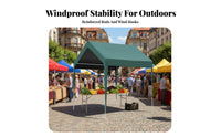 Commercial Market Tent Windproof Outdoor Event Canopy Protection Outdoor Vehicle Shelter for Car Owners, Homeowners, Parking Lot, Driveway, Garden