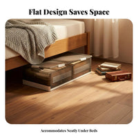 Collapsible textile container flatflat Under-Bed Box Large Capacity for children' Room