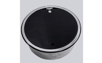 Round Stainless Steel Sink  Faucet Wash Basin Rust Resistant Plumbing Fixture