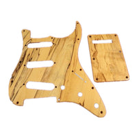 Electric Guitar Pickguard Multi-Part Set Wood Guitar Pickguard Guard Film Musical Accessory