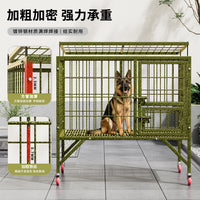 厂家直销宠物狗笼中大型犬钢丝满焊焊接狗舍加粗方管户外狗笼子