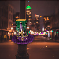 Mardi Carnival Headwear Hat Printed Carnival Top Hat Decorative for Photo Shoots