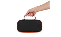Portable EVA Audio Device Carrying Case Shockproof Hard Shell Audio Device Bag Zippered Mesh Pocket Electronics Accessory for On Stage