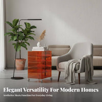 3-Tier Rotating Pedestal Space-Saving 3-Tier Round Stand Multi-Functional