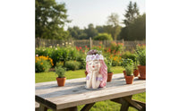 Fairy Plant Pot Creative Design Girl Planter Statue Decorative for Balcony, Desk