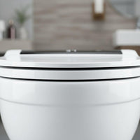 Foam Barrier Smart Toilet Lid Front Feminine Wash Spray Toilet Bidet Seat Warm Air Dryer Bathroom Fixture Easy Install for Women