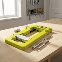 Door Hinge Drilling Template Tool Jig Depth Set Clamp Screw