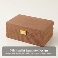 Elegant Woven Jewelry Box