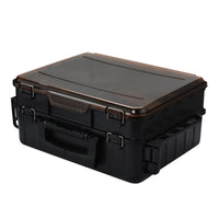 Tackle Box with Trays Heavy-Duty Fishing Tackle Box Flexible Gear Organizer for Anglers, Fishermen