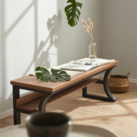 Desk with Pegboard Storage Perforated Panel Desk with Bookshelf Black Frame Office Furniture
