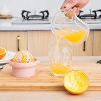 Manual Hand Juicer Measuring Marks Lemon Lime Juicer Side Handle