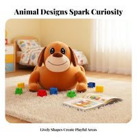 Soft and Comfortable Cuddly Creature Chair Sturdy Filling Stuffed Creature Chair Great Birthday Gift Toddler Character Armchair Non-Slip Bottom for Toddlers, Preschoolers, Kindergarten, Playroom, Nursery, Reading Nook
