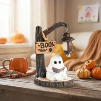 Spirit Figurine with Lantern Tabletop Spirit Figurine Seasonal for Desk
