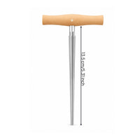 Violin Peg Hole Reaming Tool High Speed Steel T Handle Tapered Reaming Tool Precision for Luthiers, Instrument Repair, Luthier Workshop