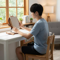 Wooden Monkey Book Stand Rotatable Cartoon Creature Reading Holder
