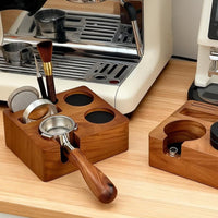 Espresso Tamping Station Multifunctional Portafilter Holder Base for Cafe