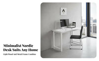 Space-Saving Narrow side table multifunctional 2-Tier Narrow Stand Minimalist Design Desk Easy Assembly for Students, Apartment Dwellers, Homeowners, Bedroom, Dorm Room, Small areas, Home Office