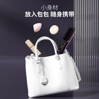 Cordless Ceramic Hair Straightening Comb with LCD Display, Mini Size